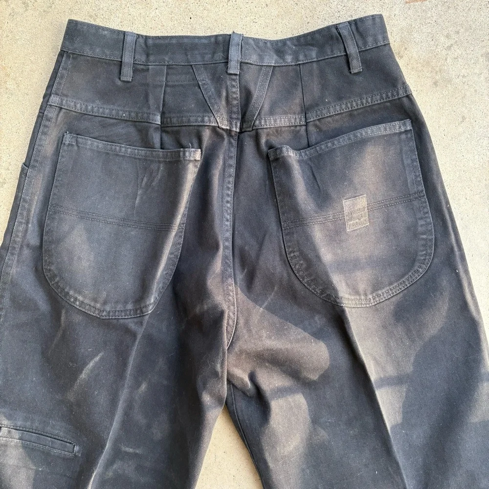 Marithe Francois Girbaud Black Canvas Pants Men’s 36L - Picture 4 of 10
